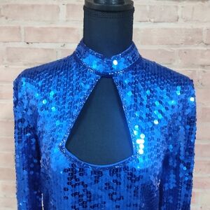 Niteline | NWOT Vtg. Amazing Royal Blue Sequin Dress